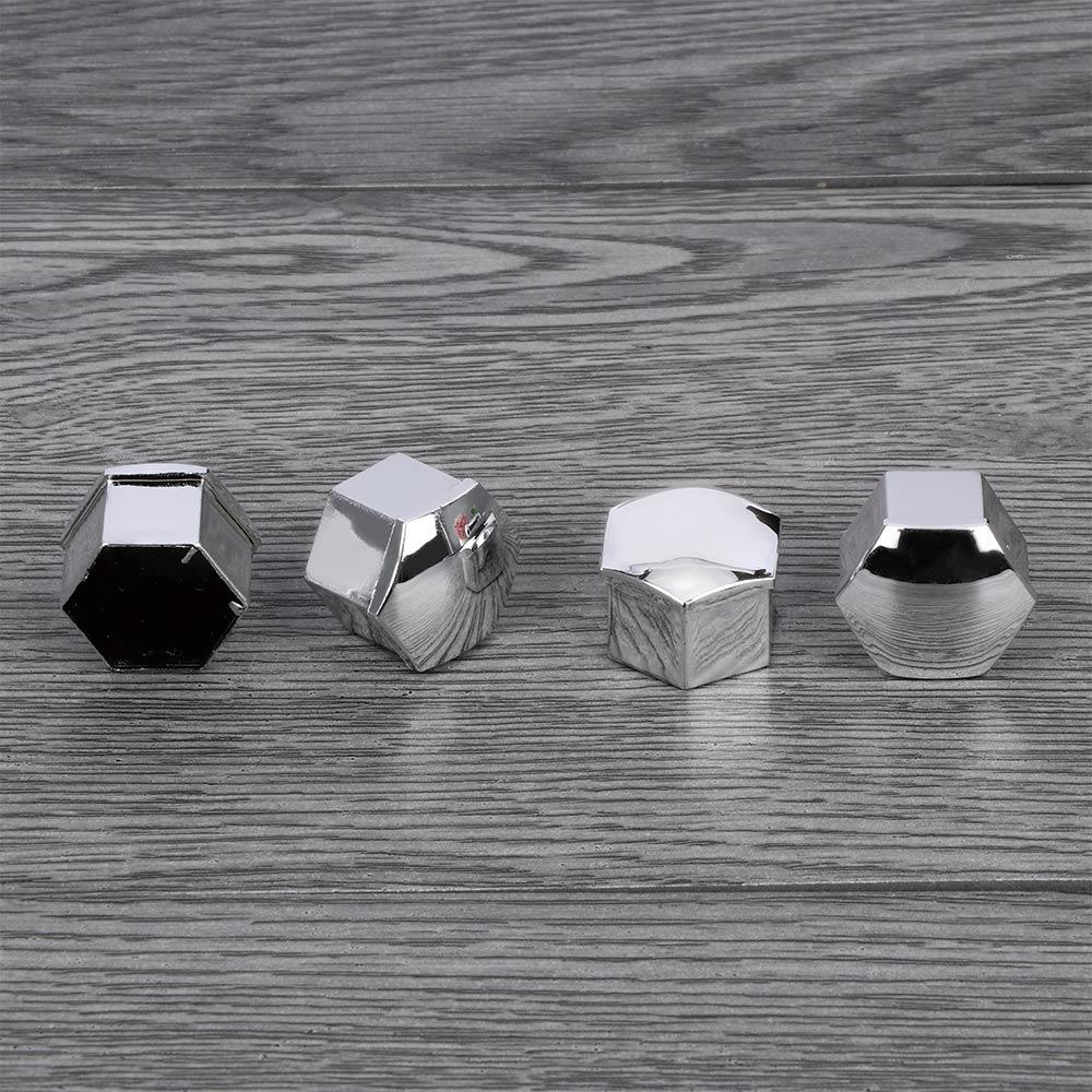 Caps Auto Hub Caps 17mm 20pcs/pack Car Exterior Decor Bolt Covers Screw Covers Screw Caps Bolt Caps