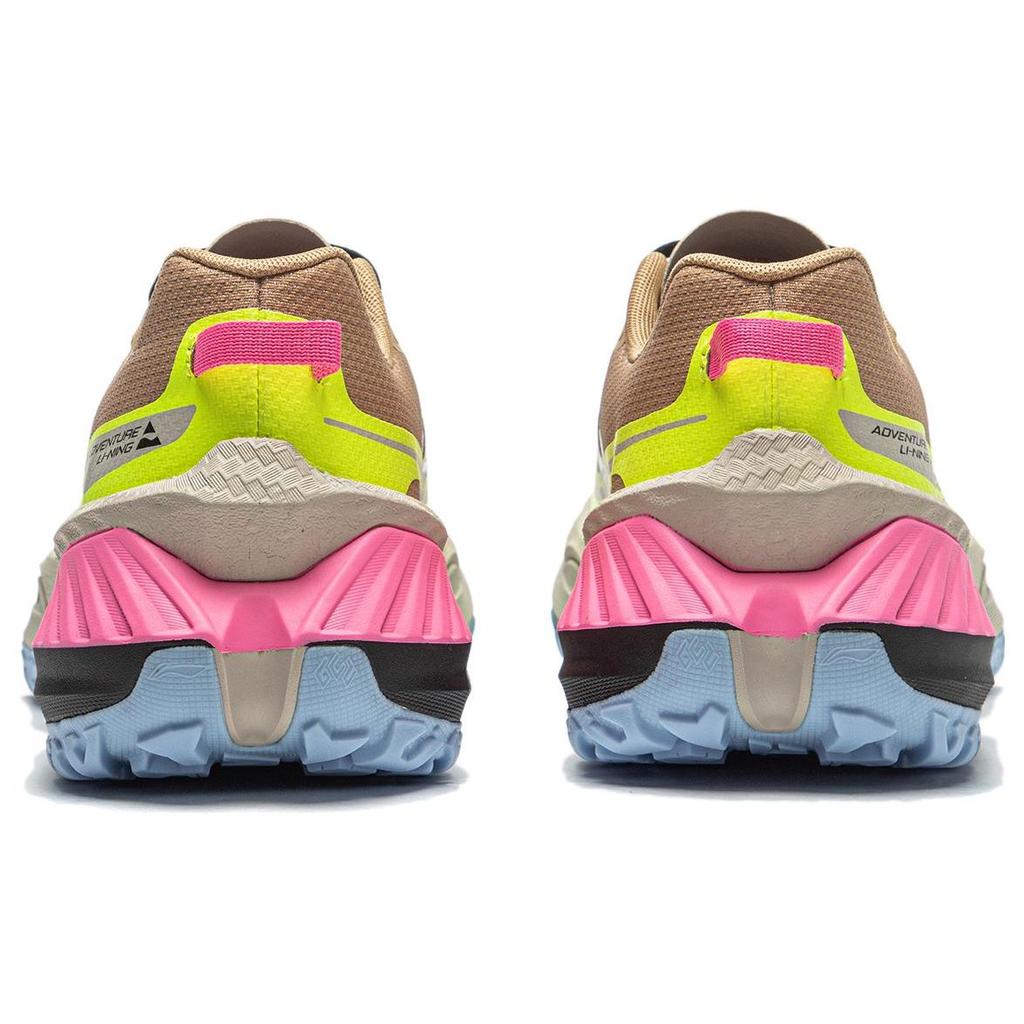 Кроссовки Li Ning легкие, высокопрочные, амортизирующие, нескользящие, износостойкие, с низким верхом, для бега по пересеченной местности, мужские, желто-коричневые, ARNT003-6