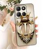 For Motorola Moto G15 Case XT2521-3 Cover Retro Letters Crown Soft Silicone Matte Bumper For Moto G15 Power G75 MotoG75 5G Shell
