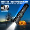 High Power Outdoor LED Flashlights USB Rechargeable Strong Hand Light Multifunctional Torch Lamp For Emergency Fishing Camping
