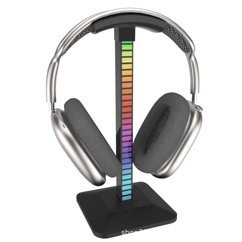 RGB-стойка для игровых наушников с активацией звуком и подсветкой окружающей среды