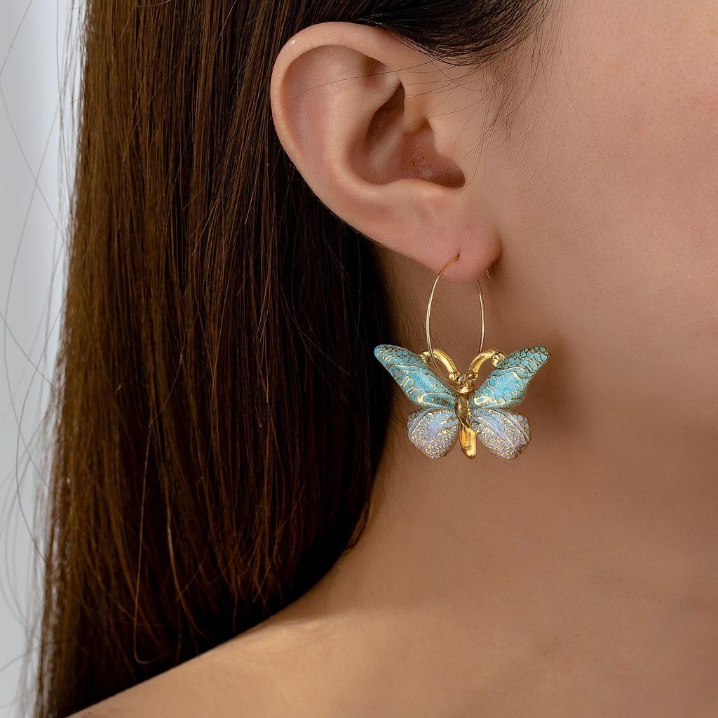 Colorful Butterfly Fairy Earrings: Cute, Unique Design for Daily Wear