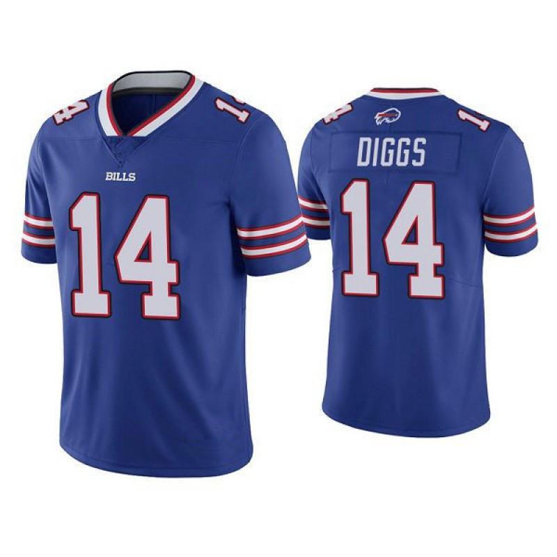 Buffalo Bills Football Jersey - 14 Diggs 17 Allen 3 Embroidered Sports Uniform Fans