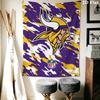 Minnesota Vikings Wall Tapestry Aesthetic Wall Hanging Printed Fabric Blanket Decorative Tapestries for Bedroom Living Room Home Decor