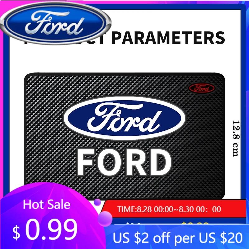 New 2026 Car Sticker Car Non-Slip Mat Interior Dashboard Phone Silicone Anti-Slip Pad For Ford Focus Mondeo Kuga Fiesta MK7 Expl