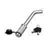 Anneome Hook Hitch Key Lock Car Trailer Hook Silver Carbon Steel