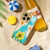 Cute cartoon duck girly pattern Phone Case For iphone 17 16 15 14 13 12 11Pro Plus Max Gold-plated glass Phone Case