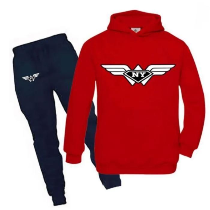 Jogging enfant - New York fashion - Rouge - Manches longues - Multisport - Indoor