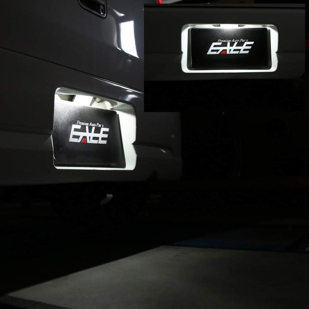 EALE JDM LED License Plate Light 2-Piece Set R-452_2set for Suzuki Jimny Hustler Wagon R RHD Universal Fit
