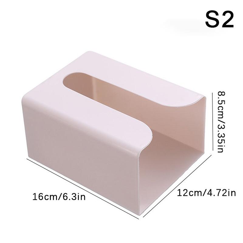 Wall Mounted Tissue Box Waterproof Self Adhesive Napkin Holder Home Disposable Gloves Storage Box Kitchen Paper Organizer Case