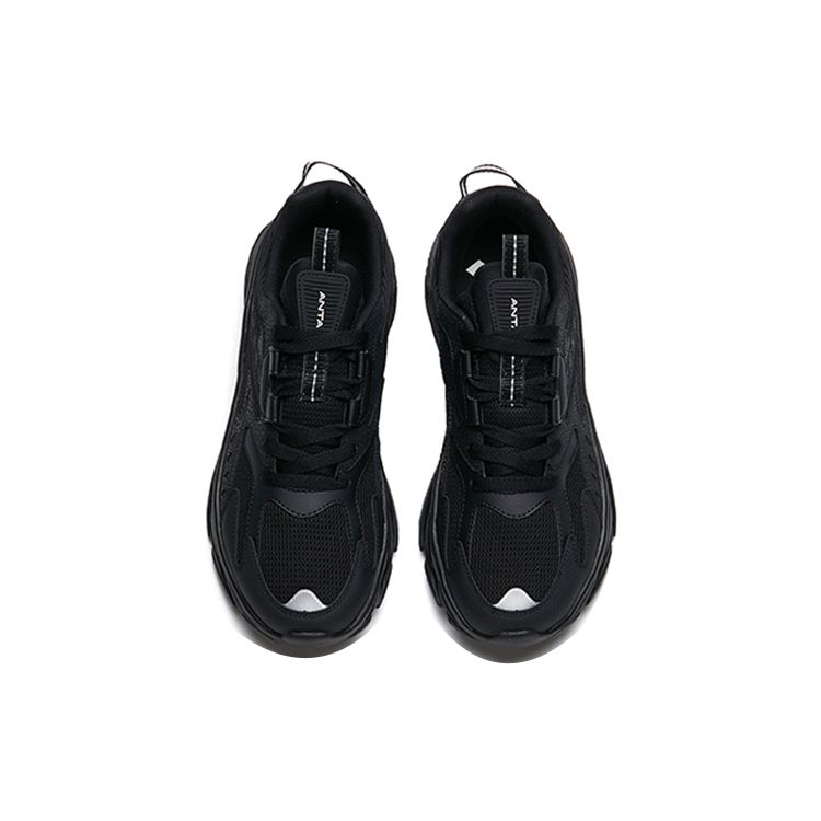 Anta Кроссовки Running Series Retro Breathable Low-Top для бега, женские кроссовки, черные 922245510-6
