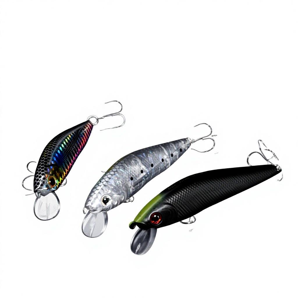 Floating Minnow Suspended Lure Long-Distance Casting Specialized Bass Fishing Surface-Level Slow-Sinking Stainless Steel