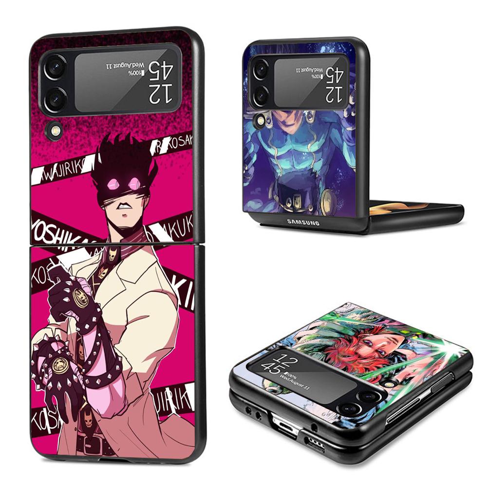 Чехол для телефона JoJo's Bizarre Adventure для Samsung Galaxy Z Flip7 Flip6 5G Flip5 Flip4 Flip3 ZFlip 7 6 3 4 5 Ударопрочная задняя крышка Ga