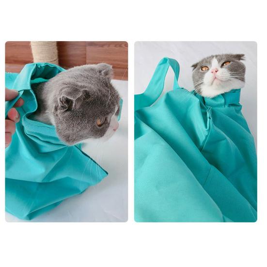 Кошачья сумка-переноска для взрослых кошек, устойчивая к царапинам, дышащая парусиновая сумка для ухода