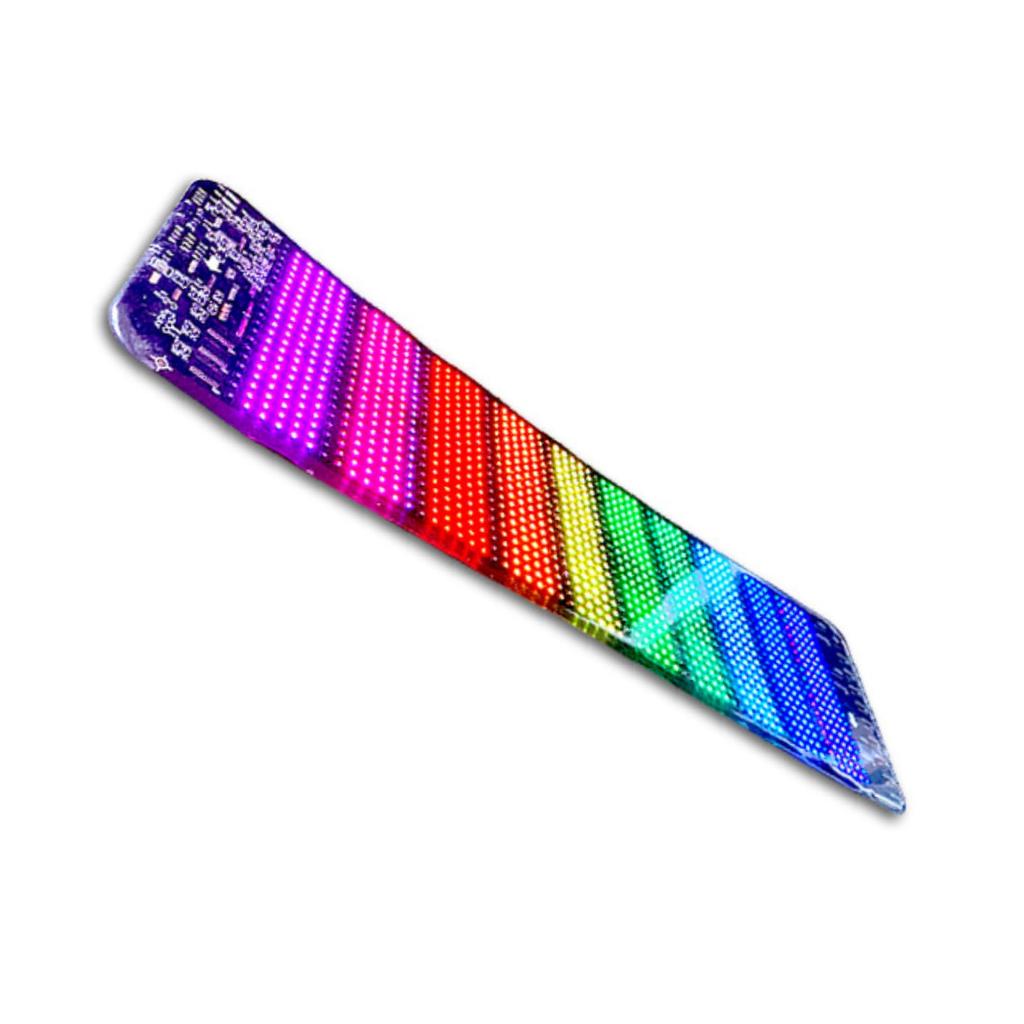 Программируемый светодиодный знак для автомобиля 64x20 точек матрица 13.7x4in ультра яркий прокручивающийся гибкий цифровой мобильный 