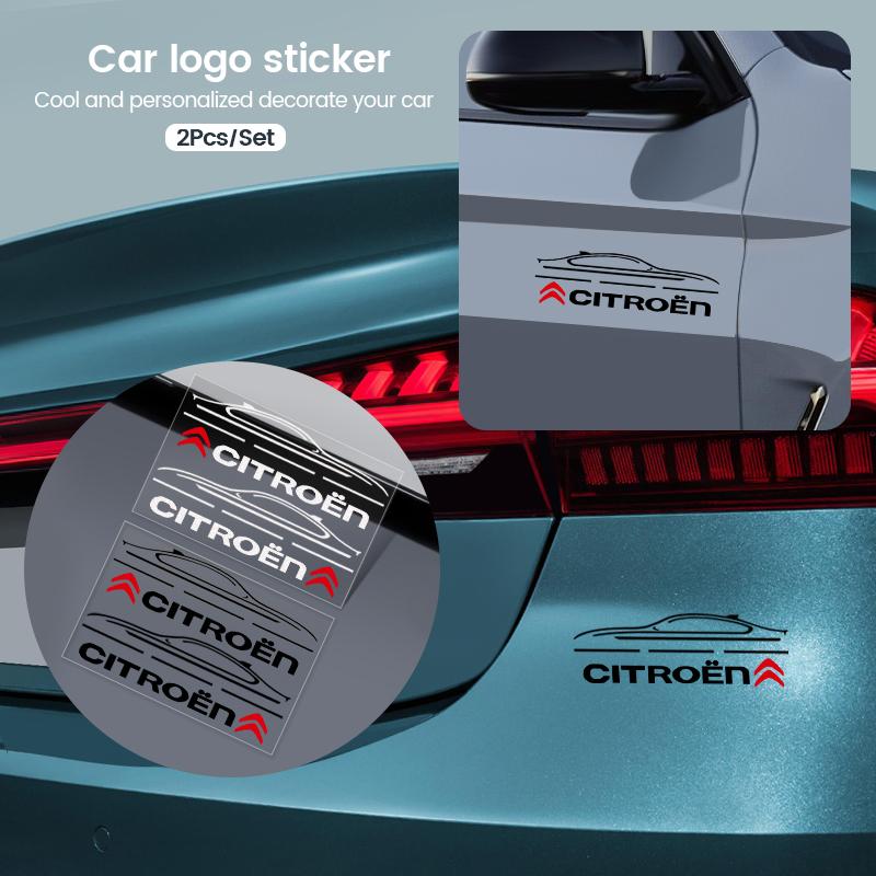 Citroen Car Rearview Mirror Body Trunk DecorationSticker For Citroen C4 C3 C5 C1 C2 Berlingo C-Elysee C4-Picasso C4-Aircross C4L ams236