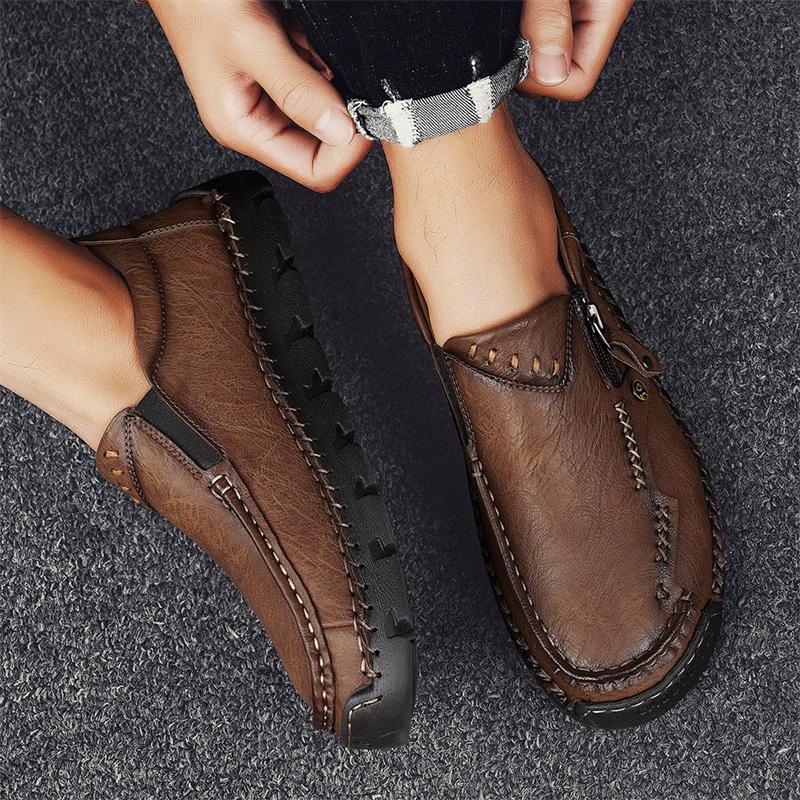 Men's Low-top Leather Shoes Casual Shoes Sneakers