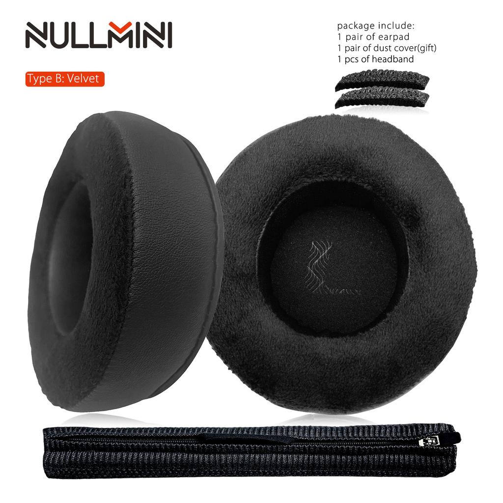 NullMini Replacement Earpads for ATH-ES10 ESW10 Headphones Ear Cushion Cooling Gel Headband
