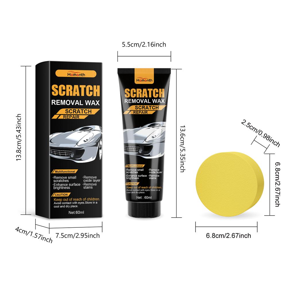 Car Scratch Repair Kit for Repairing Paint Scratches Polishing To Remove Scratches Body Polishing and Anti-scratch Waxing