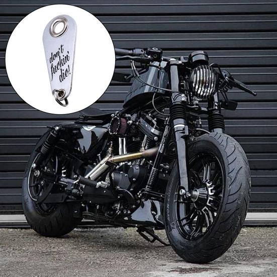 Подвесной кулон в виде черепа мотоцикла из латуни, устойчивый к ржавчине, высокая прочность, колокольчики на удачу