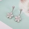 Stainless Steel Belly Button Rings Simple Body Piercing Jewelry Beach Navel Ring  For Women