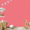 Dots Wallpaper Fine Detail, Coral for Living Room and Bedroom 50x1000
