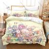 Anime Bedding Set 3Pcs Usavich Kirenenko & Putin Design Stylish Bedroom Gift Soviet Prison Rabbit Theme Soft