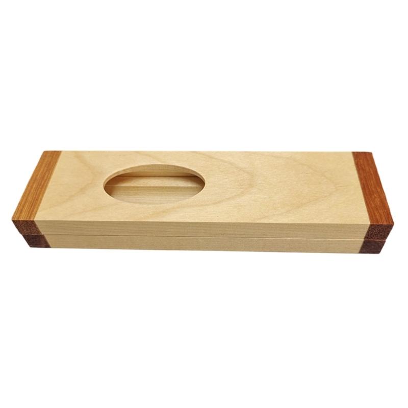 Wood Ballpoint Pen Set With Pencil Case Ergonomic Grip Wood Signing Pen with Metal Pen Clip For Professional Collectors