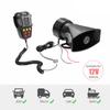 7-Sound Loud Car Warning Alarm Truck Alarm Loudspeaker 12V Siren Air Horn 110DB Megaphone Police Firemen Car Warning Alarm