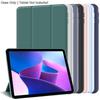 Для Lenovo Tab M10 Plus (3-е поколение) 10,6'' TB-128FU TB-125FU Трехстворчатый чехол-книжка с магнитной подставкой из ПУ кожи Защитная обложка
