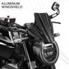 Подходит для HONDA CB1000R CB 1000 R 2021 2022- Мотоциклетные аксессуары Ветровое стекло Ветрозащитный экран Алюминиевый ветрозащитный экран Дефлектор