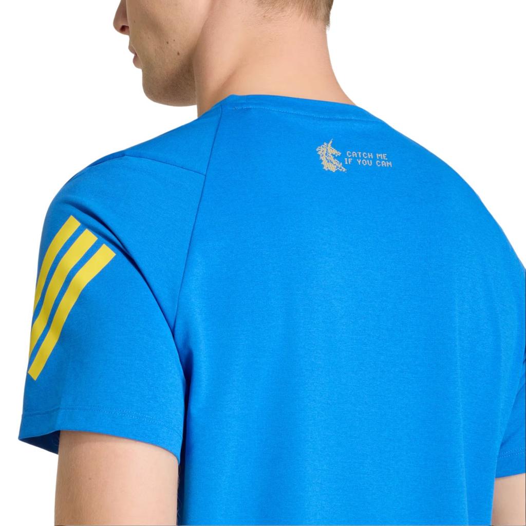 adidas Climacool Футболка для бега на Бостонский марафон, отводящая влагу, Мужские Топы KE8454