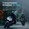 BT-12 Гарнитура для мотоциклетного шлема Bluetooth 5.0 Беспроводные наушники для звонков в режиме громкой связи Водонепроницаемая рация с аккумулятором 2000 мАч
