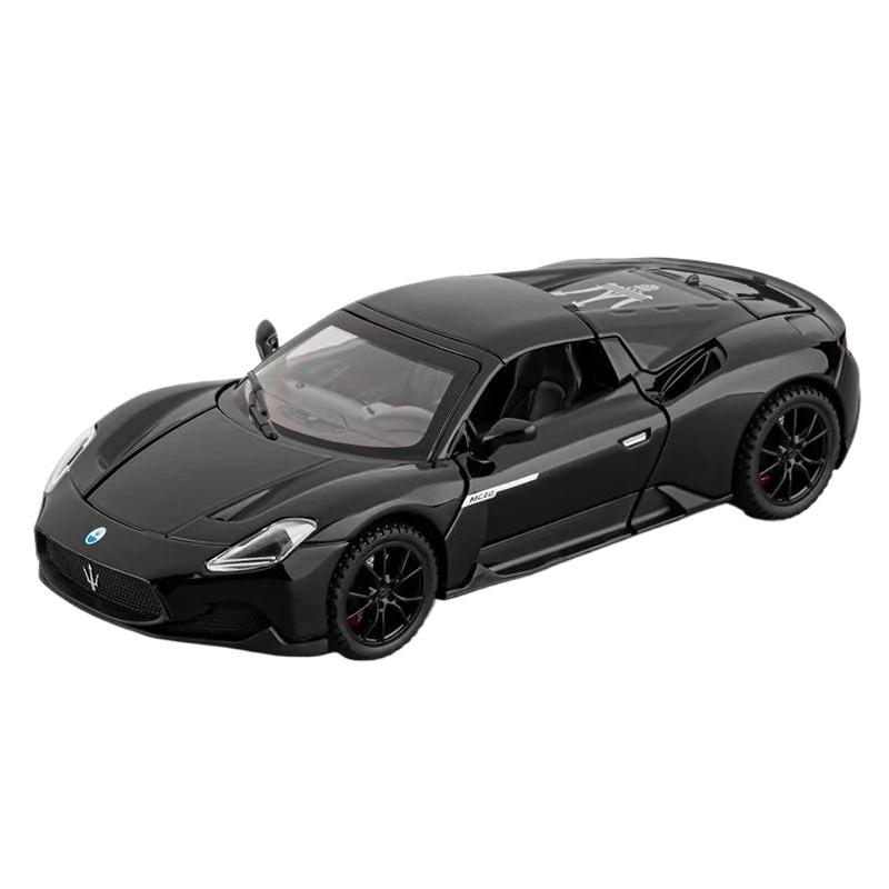 1/32 Мазерати MC20 Кабрио Купе Сплав Спортивный Автомобиль Модель Литьевой Металл Гонки по Трассе Транспортные Средства Модель Автомобиля Звук и Свет Детские Подарки