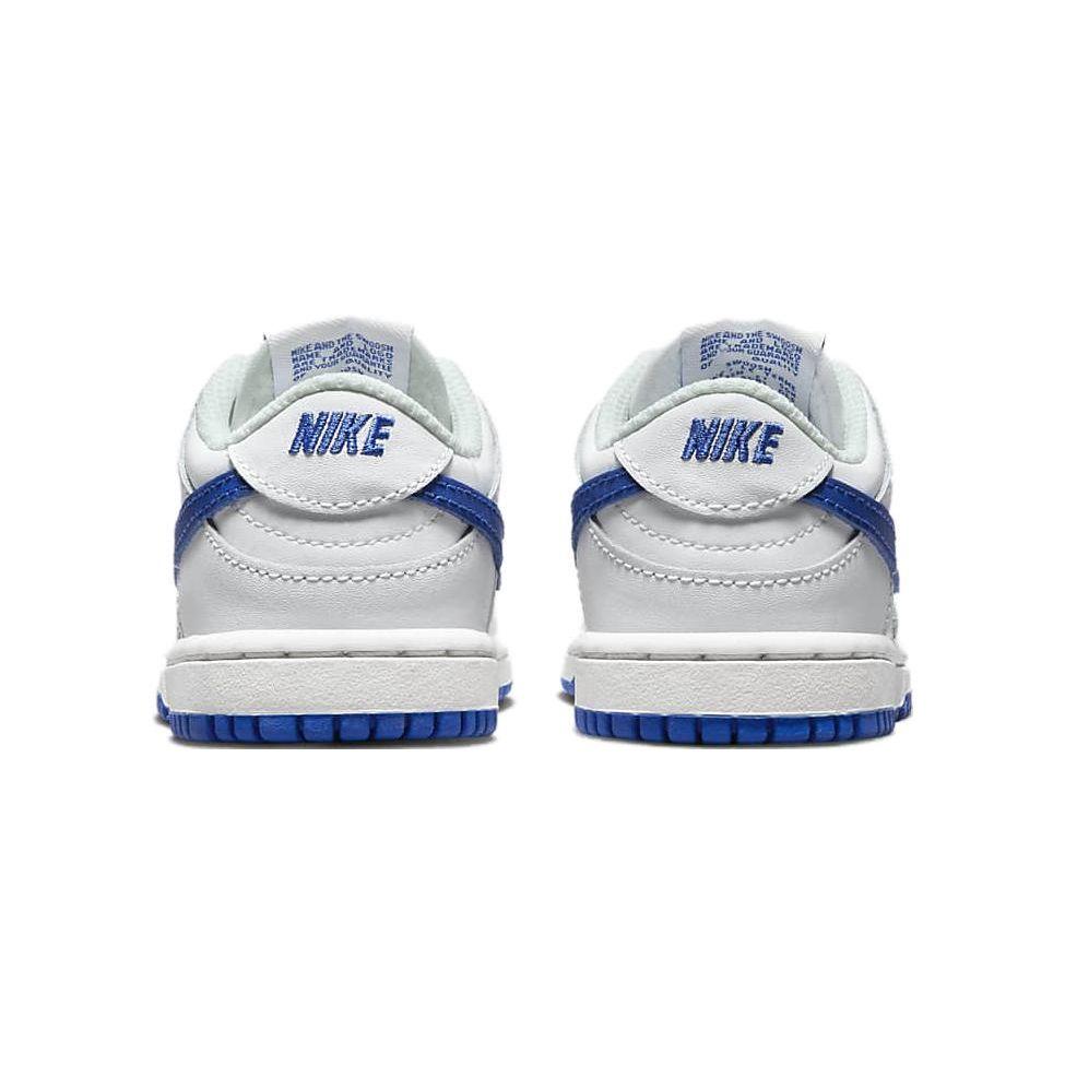 Nike Белые детские кроссовки Dunk Low TD Summit Hyper Royal DH9761-105