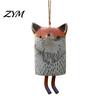 Charming Housewarming Presents Handmade Whimsical Animal Wind Chime, Hand Painted Resin Woodland Hanging Decor, Rustic Garden Handcrafted Chimes