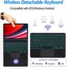 Чехол для планшета Samsung A11+ с Bluetooth-клавиатурой с подсветкой и слотом для стилуса - Модель A87/S10lite