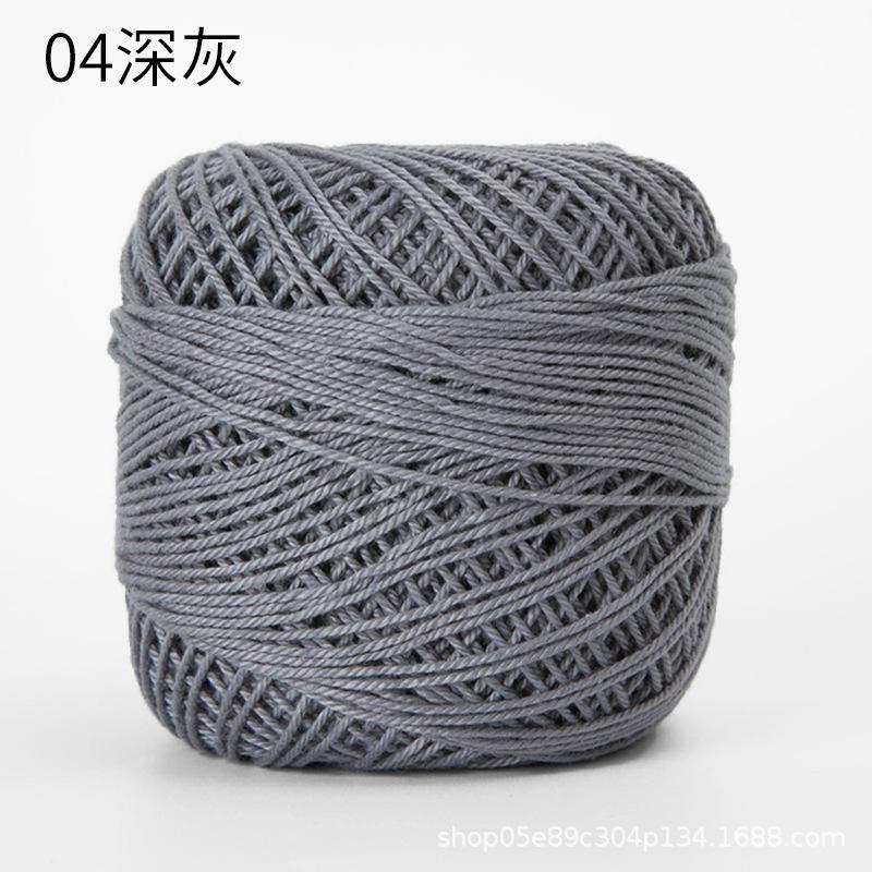 50 г/рулон Чистая хлопковая кружевная нить DIY Рукоделие Сумка Летняя шляпа Крючком Цветы Хлопковая нить 50 цветов