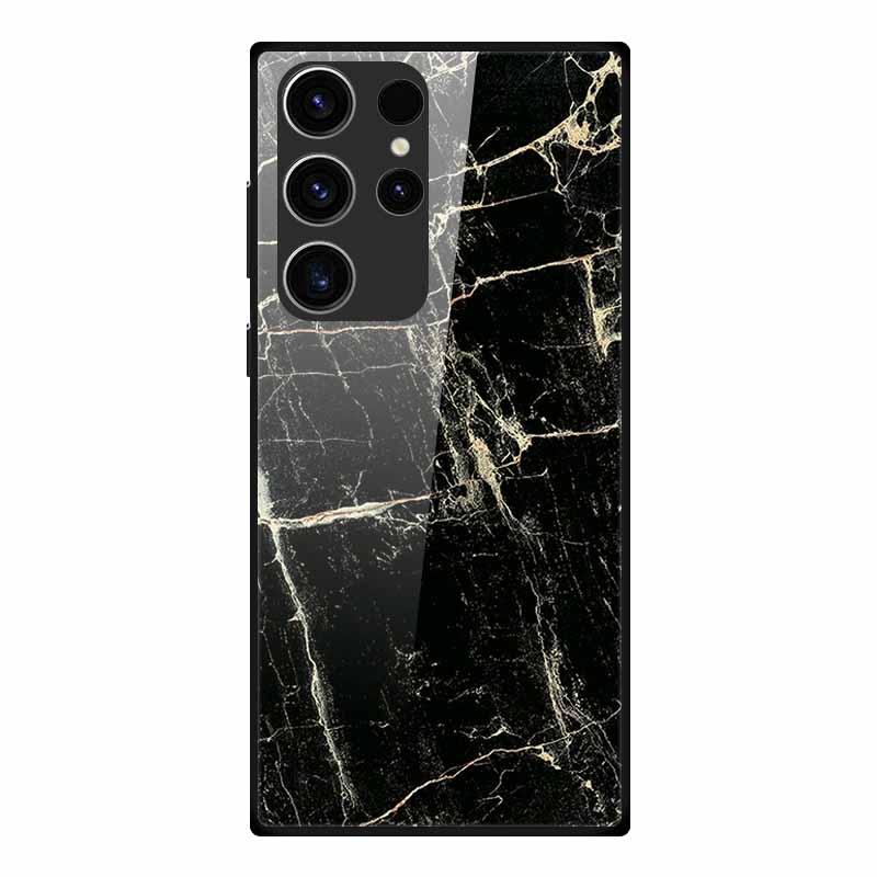 Чехол для телефона Samsung S23 Ultra Задняя крышка Чехол Закаленное стекло Мягкий Funda Для Samsung Galaxy S23 Plus Чехол S 23 + Ultra Coque