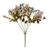 5 Stems Artificial Flowers UV Resistant Fake Wildflowers Faux Floral Arrangements for Wedding Indoor Ourdoor Home Garden Decoration