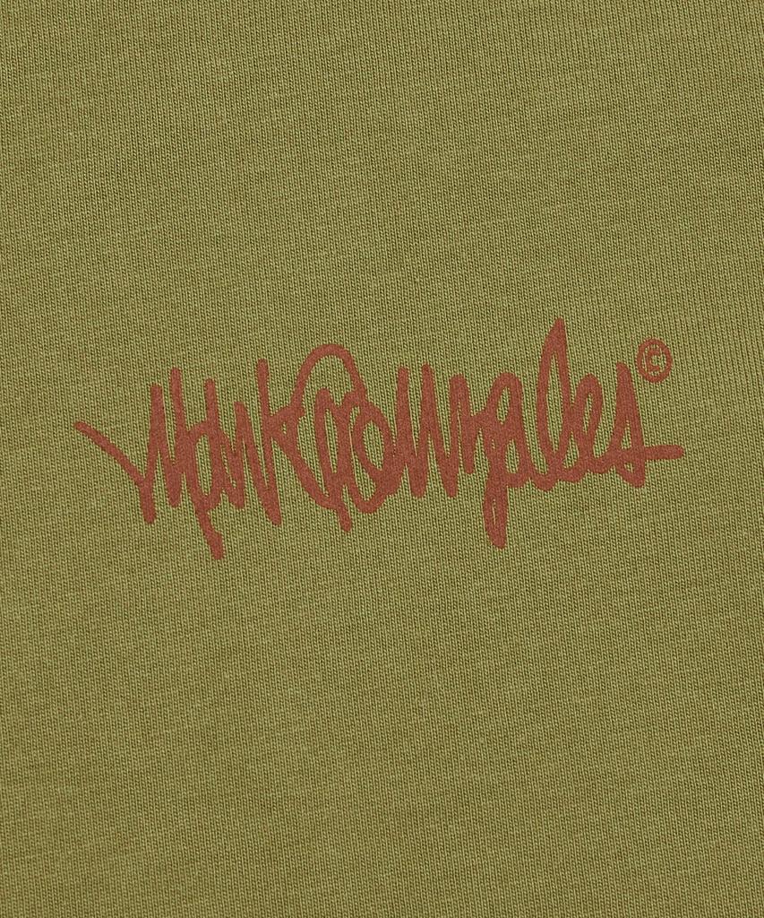 MARK GONZALES Next Sign Logo Short Sleeve T-Shirt - Khaki