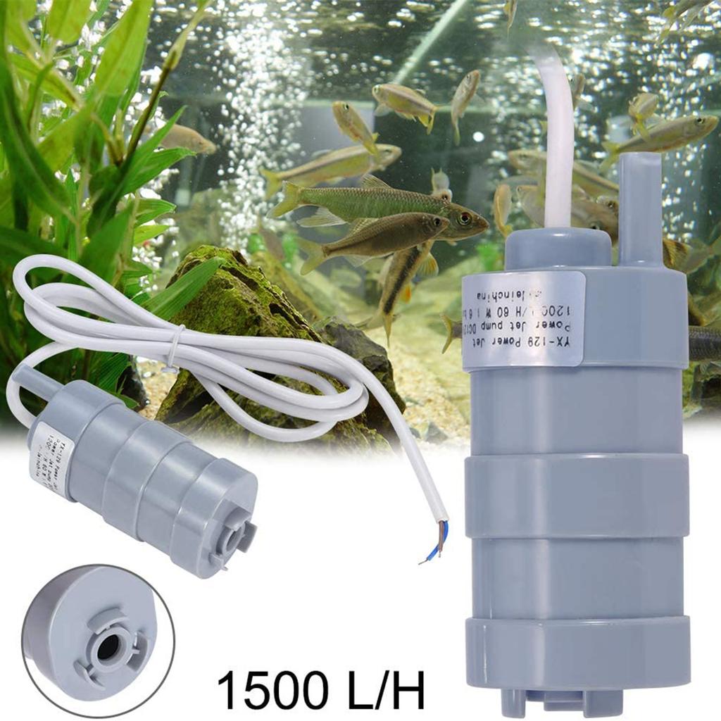 Submersible Water Pump 1500 L/H D-C 12V Freshwater Pump High Flow Whale Pump Plastic Water Fountain High Quality