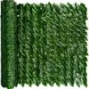 Lifelike Artificial Ivy Vine - Evergreen Faux Greenery for Outdoor Decor, Perfect for Balconies, Gardens & Patio Fences