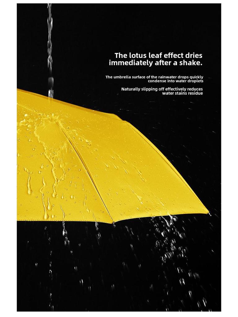 Зонт «Утиная голова» с тремя сгибами: Креативная деревянная ручка, двойное назначение: для солнца и дождя, милый дизайн в виде черной утки для женщин