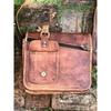 Кожаная сумка в деревенском стиле, кожаная сумка-мессенджер в винтажном стиле, кожаная сумка через плечо или через плечо, необычная сумка для iPad 11 x 9 дюймов, подарок на День отца.