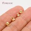 10/20 шт. Браслетные наконечники с 2 отверстиями, покрытые 18-каратным золотом, Наконечник для бусин, Принадлежности для изготовления ювелирных изделий