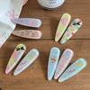 3Pcs/Set Candy Color Hair Bang Clip Summer Hairpin Acrylic Barrette Hair Side Clamp For Girl Hair Accessories