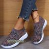 Женские кроссовки Модные носки Обувь Дышащая Повседневная Плоские лоферы Обувь Вулканизированная обувь Слипоны Женские Теннисные Женские Осенние