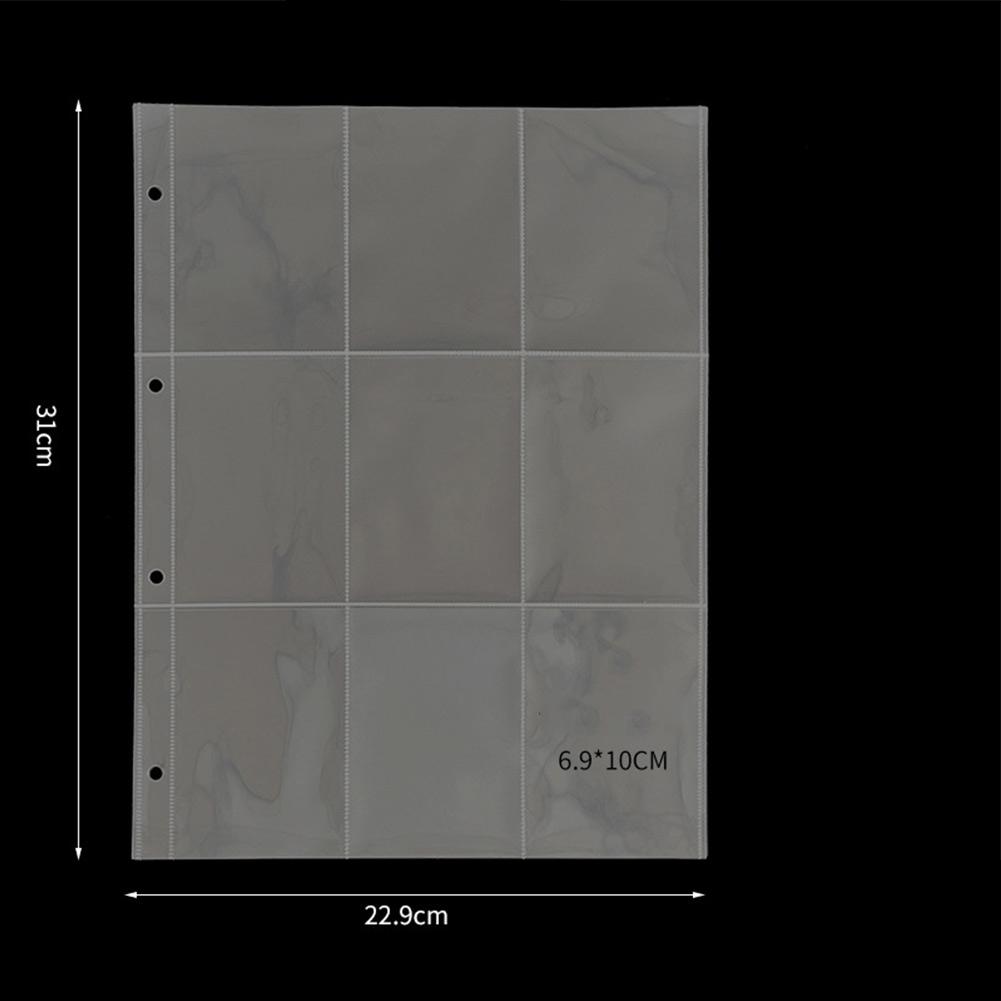 10pcs Binder Sleeves 110G Binder Sleeves Photo Album Binder