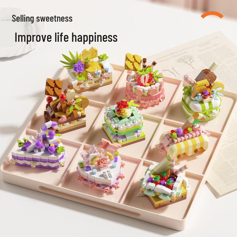 Cartoon Figurine Micro Bricks: Educational Toy for Kids